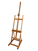 Das Professional Studio Beech Wood Adjustable H Frame Easel 55x55x175cm