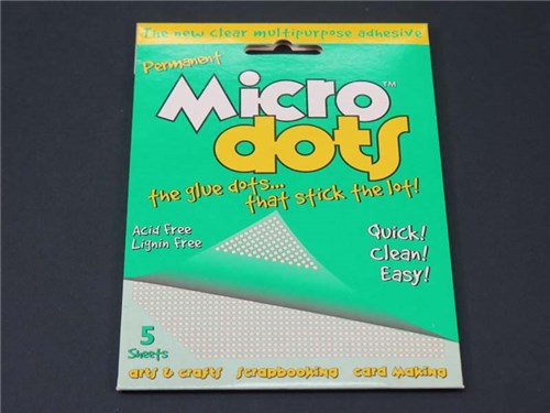 das micro dots permanent 5 sheets