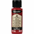 Decoart Stylin Multi Surface Fashion Acrylic Craft Paint 2oz#Colour_BRICK