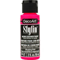 Decoart Stylin Multi Surface Fashion Acrylic Craft Paint 2oz#Colour_SHOCKING PINK