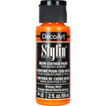 Decoart Stylin Multi Surface Fashion Acrylic Craft Paint 2oz#Colour_ORANGE ALERT