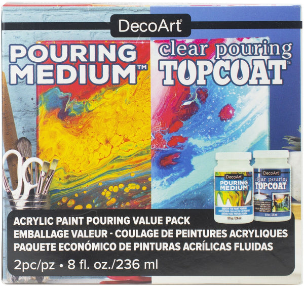 Decoart 8oz Pouring Value  Pack Of 2