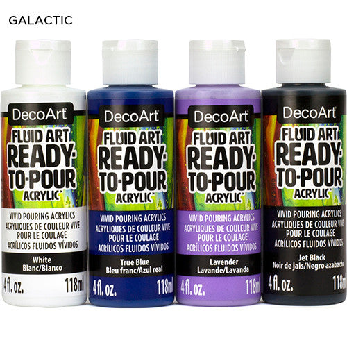 Decoart Fluidart Galactic Paint Pouring Kit