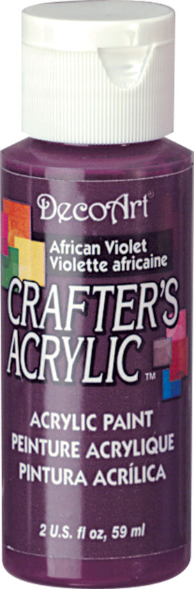 Decoart Crafter's Acrylic Craft Paint 59ml#colour_african violet