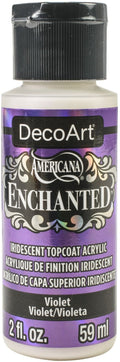 Decoart Americana Enchanted Iridescent Topcoat 2oz #Colour_VIOLET