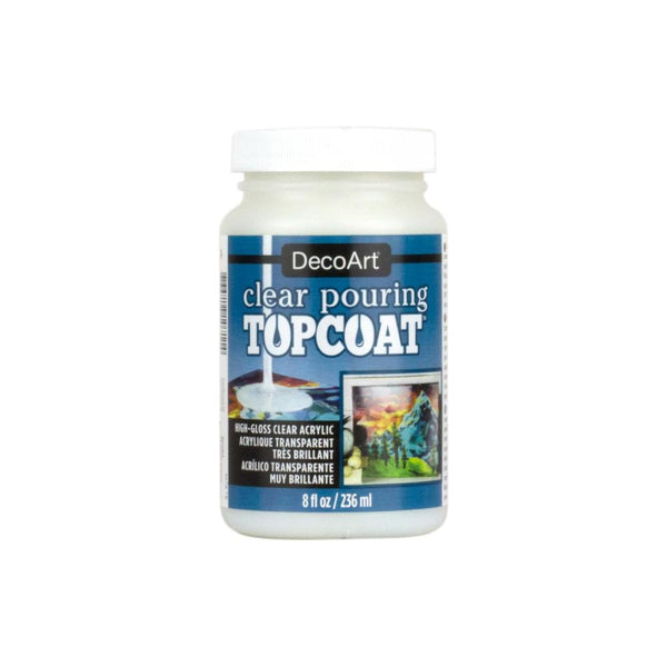 Decoart Clear Pouring Topcoat#Size_8OZ