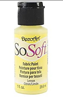 Decoart Sosoft Fabric Paints 30ml