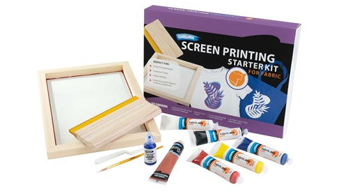 Derivan Silk Screen Starter Set For Fabric