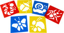 Anthony Peters Washable Plastic Stencils Set Of 6 Bugs