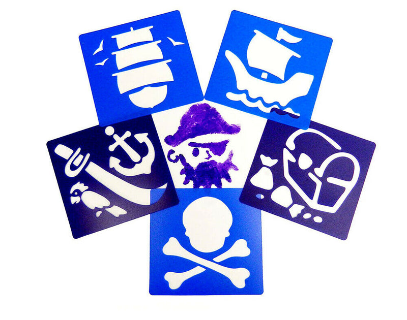 washable stencils set of 6