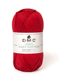DMC 100% Baby Cotton 8ply Yarn#Colour_CHERRYADE (754)