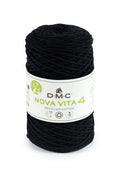 DMC Coton Nova Vita 4mm Yarn 250g#Colour_BLACK (072)