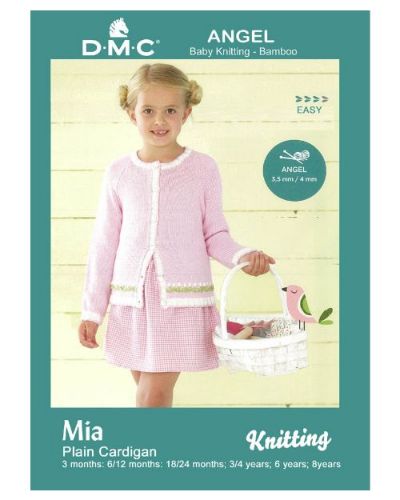 DMC Angel Knitting - Mia Cardigan Pattern
