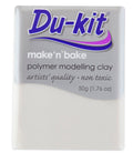 Du Kit Polymer Modelling Clay 50 Grams#colour_PEARL