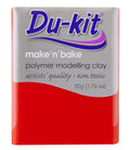 Du Kit Polymer Modelling Clay 50 Grams#colour_SCARLET