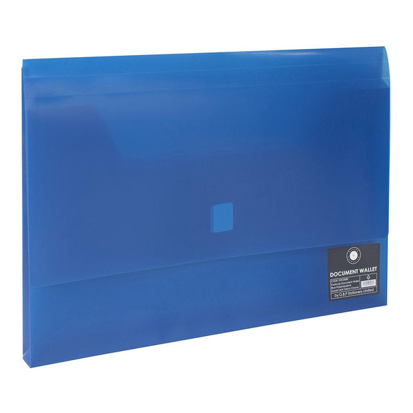 OSC Document Wallet FC Velcro Closure#Colour_BLUE 