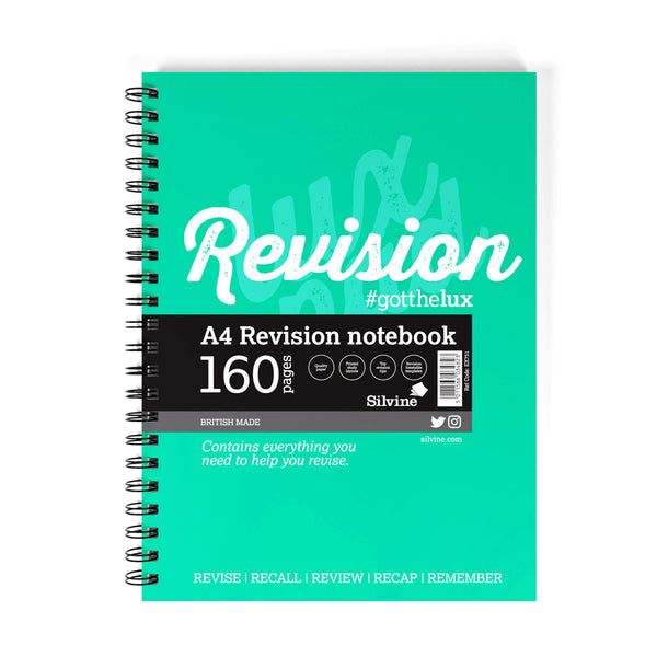 Luxpad Revision Notebook 160 Pages Wiro Bound#Size_A4