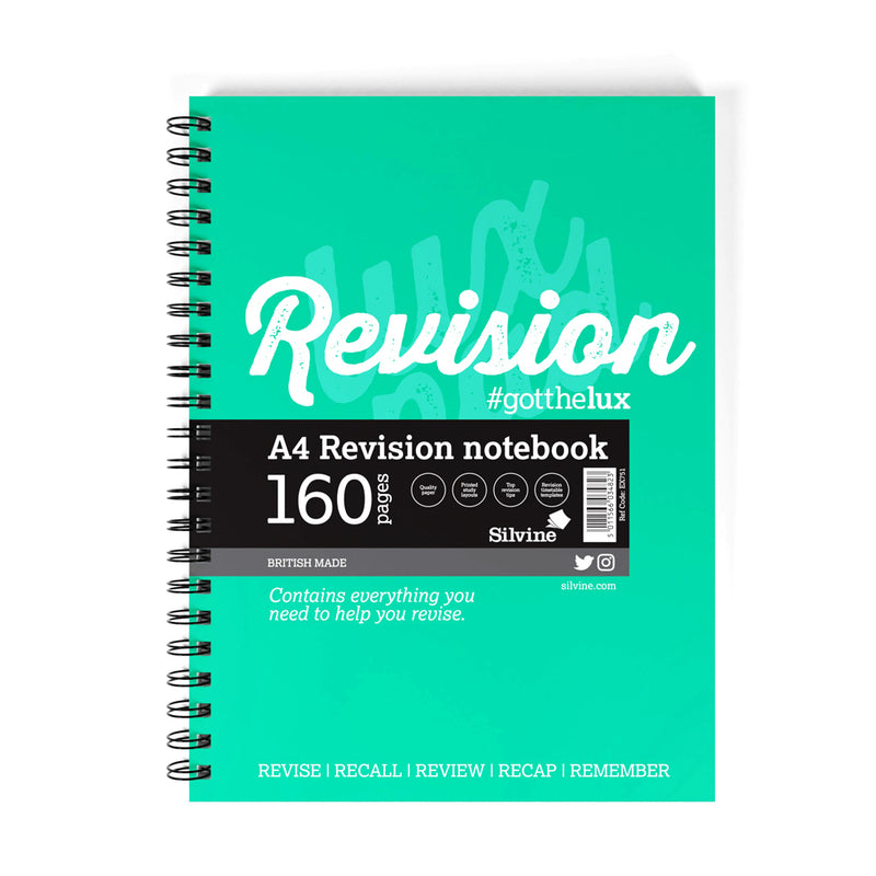 Luxpad Revision Notebook 160 Pages Wiro Bound