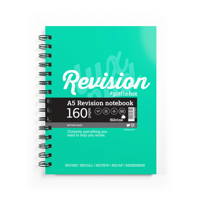 Luxpad Revision Notebook 160 Pages Wiro Bound