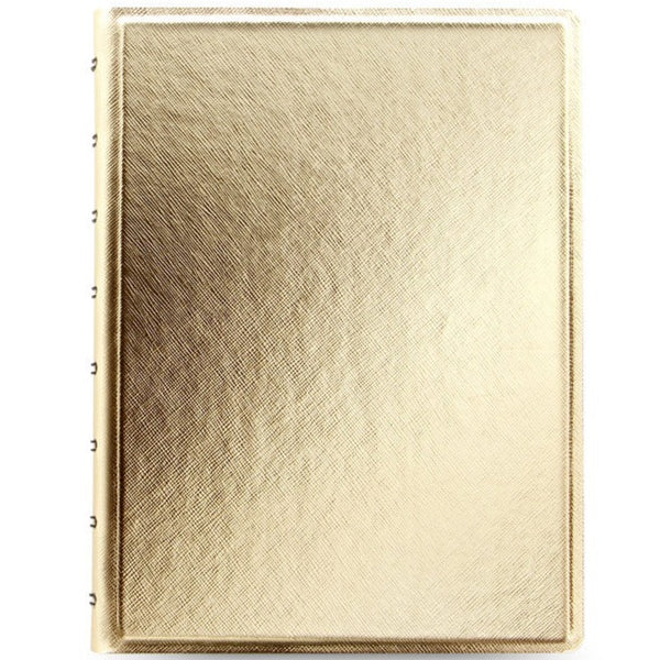 filofax a5 notebook saffiano#Colour_GOLD