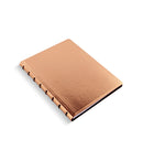 Filofax A5 Saffiano Metallic Rose Gold Notebook