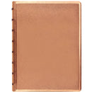 Filofax A5 Saffiano Metallic Rose Gold Notebook