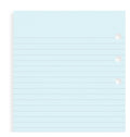 filofax lined notepaper personal refill#Colour_BLUE