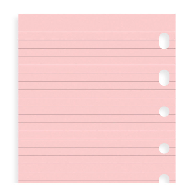 filofax lined notepaper personal refill