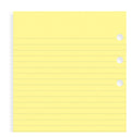 filofax lined notepaper personal refill#Colour_YELLOW