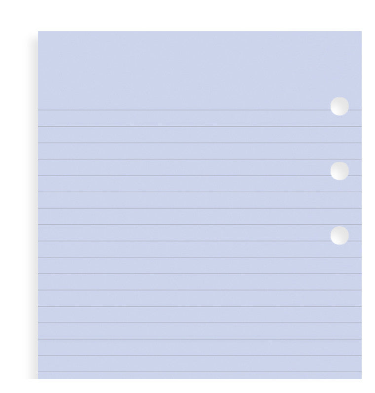 filofax lined notepaper personal refill