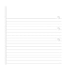 filofax white notepaper value pack personal refill