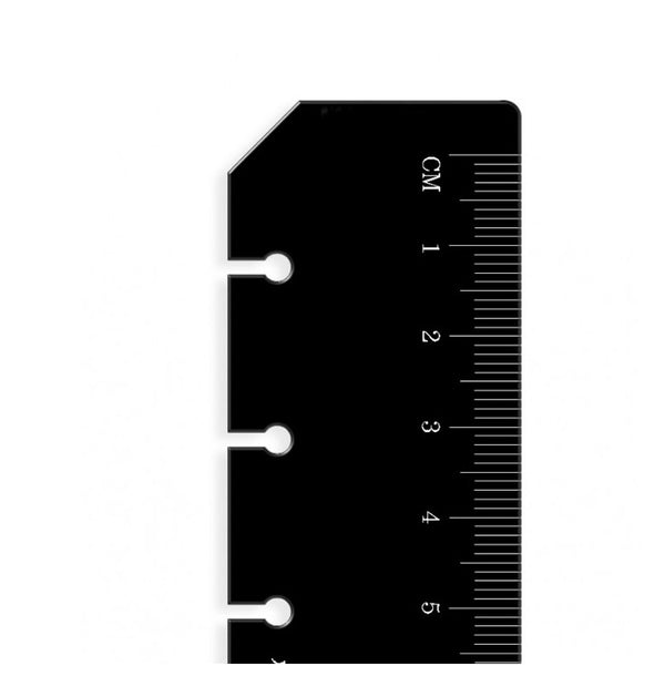 Filofax Personal Organiser Ruler/Page Marker Black