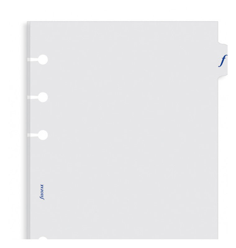 filofax transparent flyleaf with tabs personal