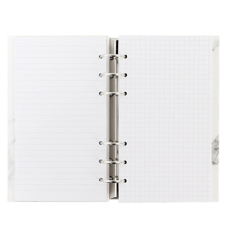 filofax personal clipbook patterns marble