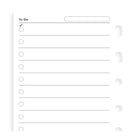 filofax to do pad pocket organiser refill