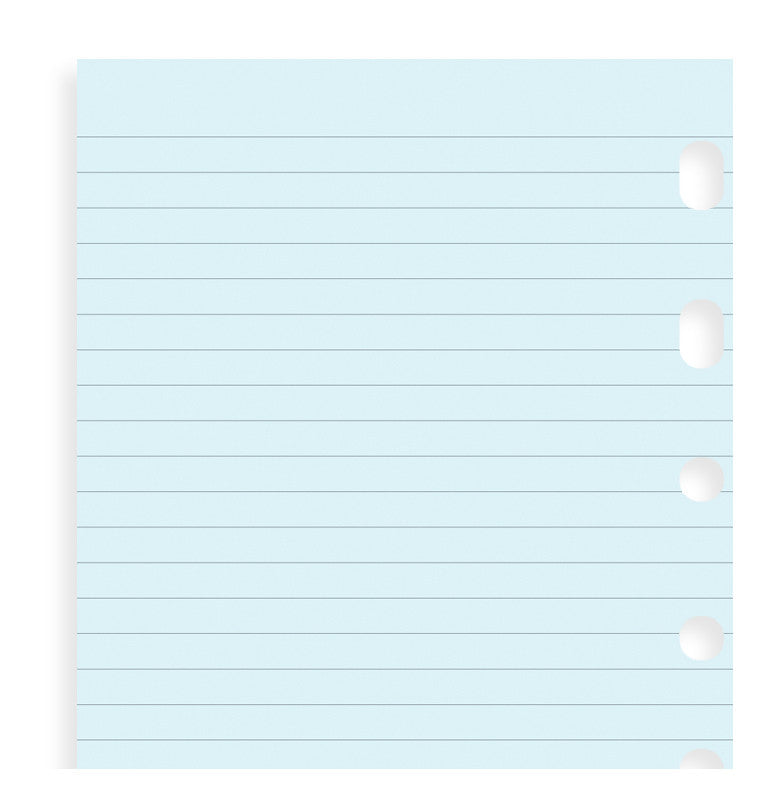 filofax lined notepaper pocket organiser refill