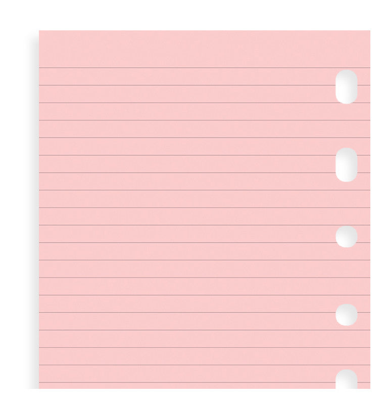 filofax lined notepaper pocket organiser refill