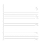 filofax lined notepaper pocket organiser refill