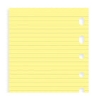 filofax lined notepaper pocket organiser refill
