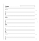filofax name, address, email, telephone, fax, mobile a5
