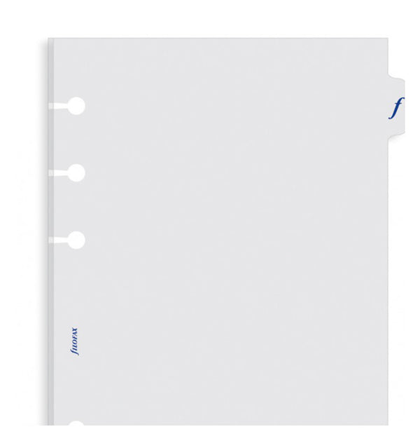 filofax transparent flyleaf with tabs a5