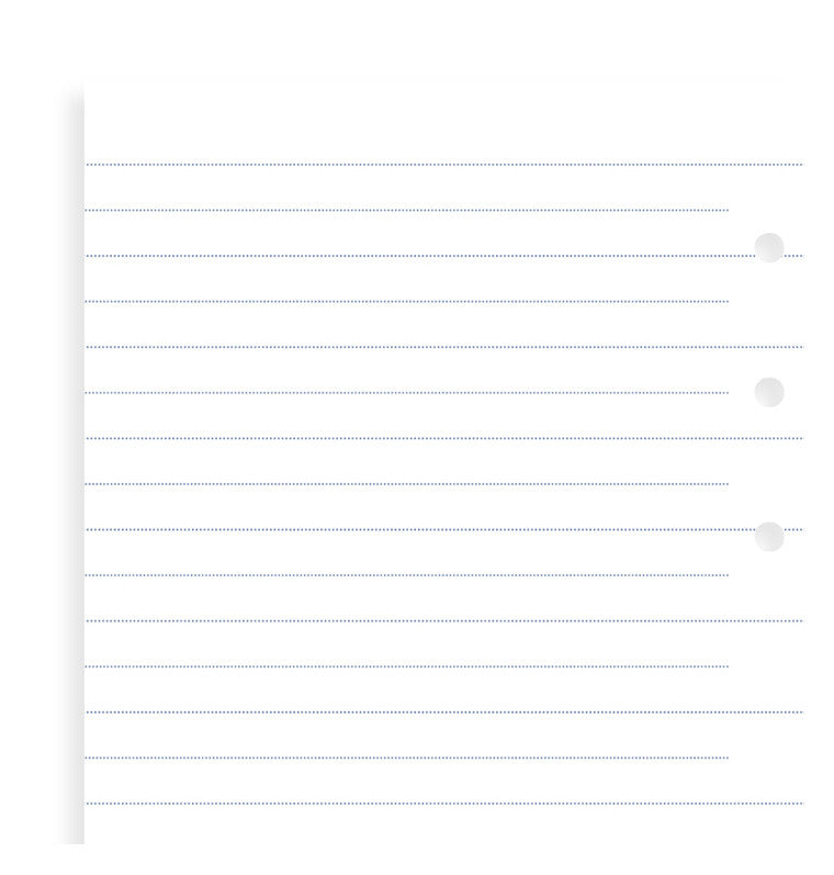 filofax personal clipbook notepaper refill