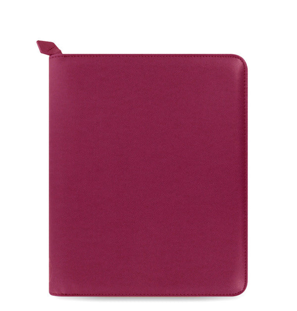 filofax tablet case large penny bridge zip raspberry