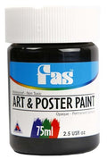 Fas Art And Poster Paint 75ml#Colour_BLACK