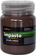 Fas Impasto Heavy Bodied Acrylic Paint 250ml#colour_BURNT UMBER