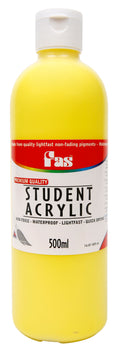 Fas Student Acrylic Paint 500ml#Colour_COOL YELLOW