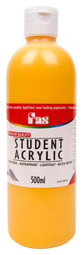 Fas Student Acrylic Paint 500ml#Colour_WARM YELLOW