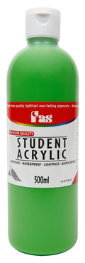 Fas Student Acrylic Paint 500ml#Colour_GREEN LIGHT