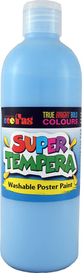 fas super tempera washable poster paint 500ml#colour_COBALT
