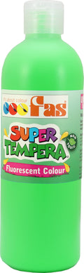 fas super tempera washable poster paint 500ml#colour_FLUO GREEN